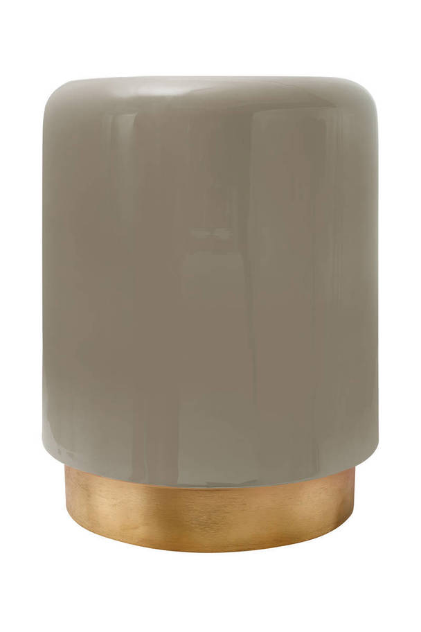 360Living SideTable Art Deco 375 taupe