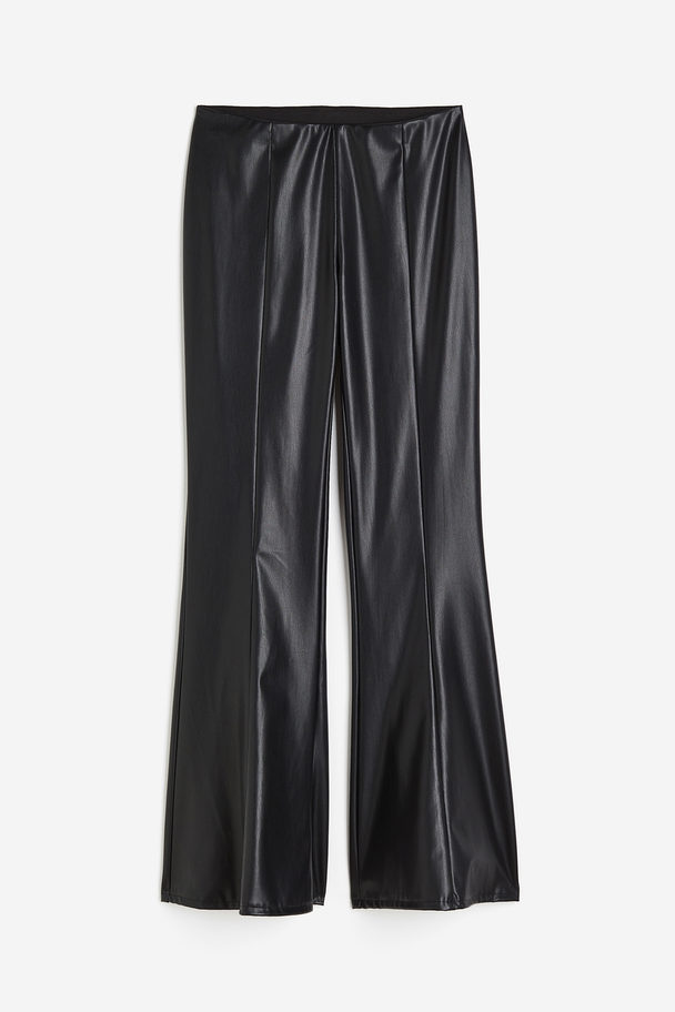 H&M Flared Trousers Black
