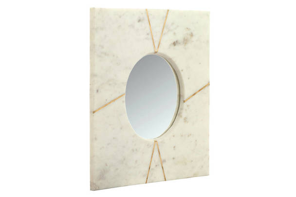 360Living Wall Mirror Dexter 225 white