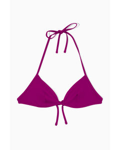 Triangelformad Bikini-bh Med Bygel Lila