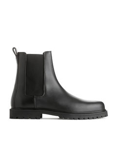 Leather Chelsea Boots Black