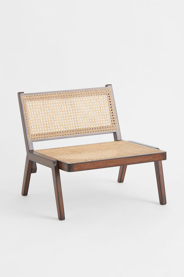 H&M HOME Low Lounge Chair Brown/rattan