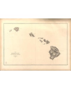 Karta Hawaii 1841