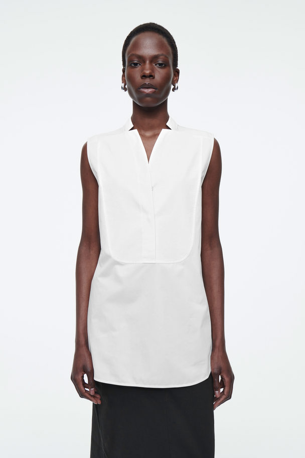 COS Sleeveless Blouse White