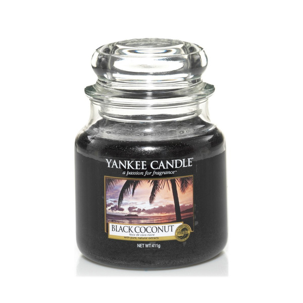 Yankee Candle Yankee Candle Classic Medium Jar Black Coconut Candle 411g