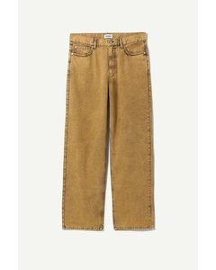Galaxy Overdyed Trousers Brown
