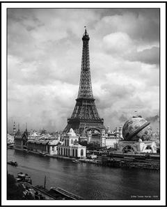 Eiffel Tower During The World Exhibition