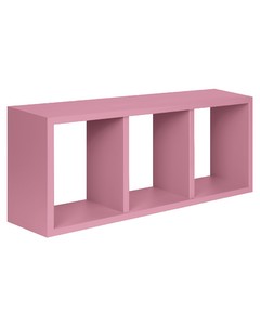 Homemania Tristano Plank - Wanddecoratie - Woonkamer, Slaapkamer, Kantoor - Roze In Mdf, 70 X 30 X 15,5