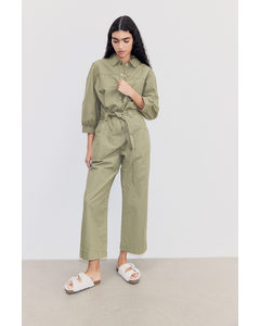 Utility-Jumpsuit Khakigrün