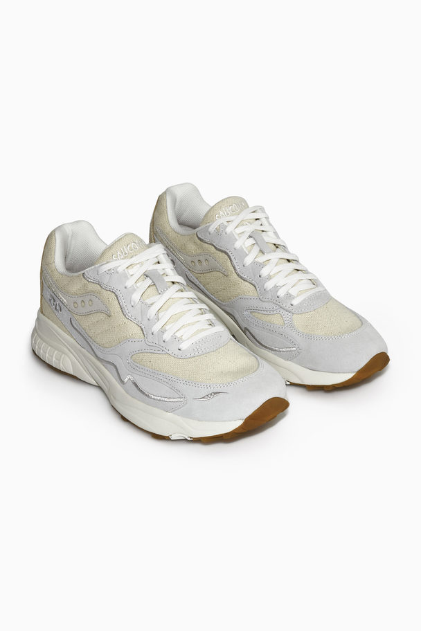 COS Saucony 3d Grid Hurricane Sneakers Beige / White