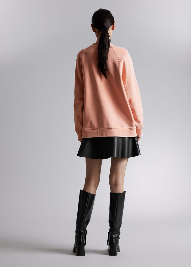 & Other Stories Relaxed Sweatshirt Peach