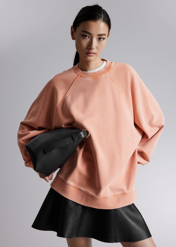& Other Stories Relaxed Sweatshirt Peach