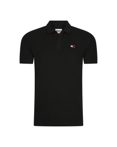 Tommy Jeans Classic Badge Polo Zwart