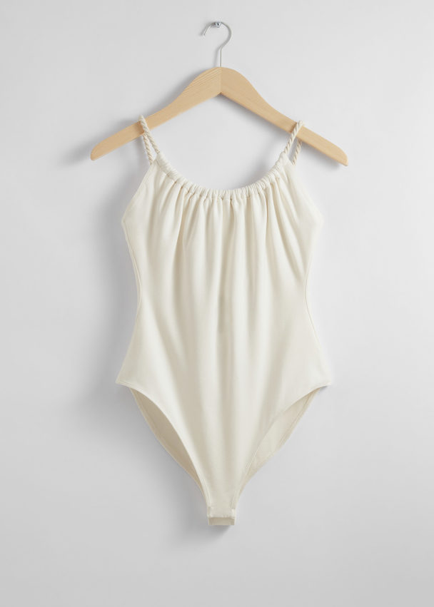 & Other Stories Rope-strap Bodysuit White