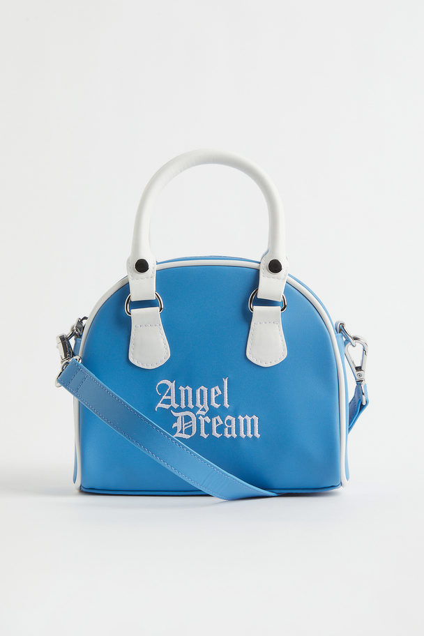 H&M Håndtaske Blå/angel Dream