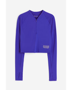 Drymove™ Half-zip Sports Top Bright Purple