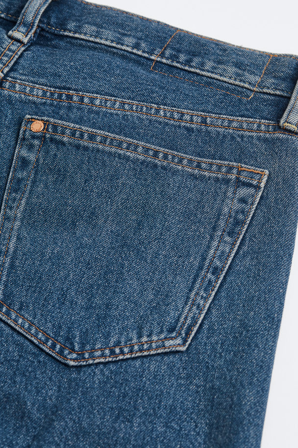 H&M Relaxed Jeans Denimblauw