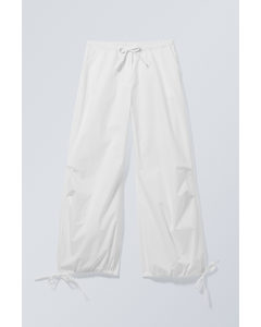 Luisa Parachute Trousers White
