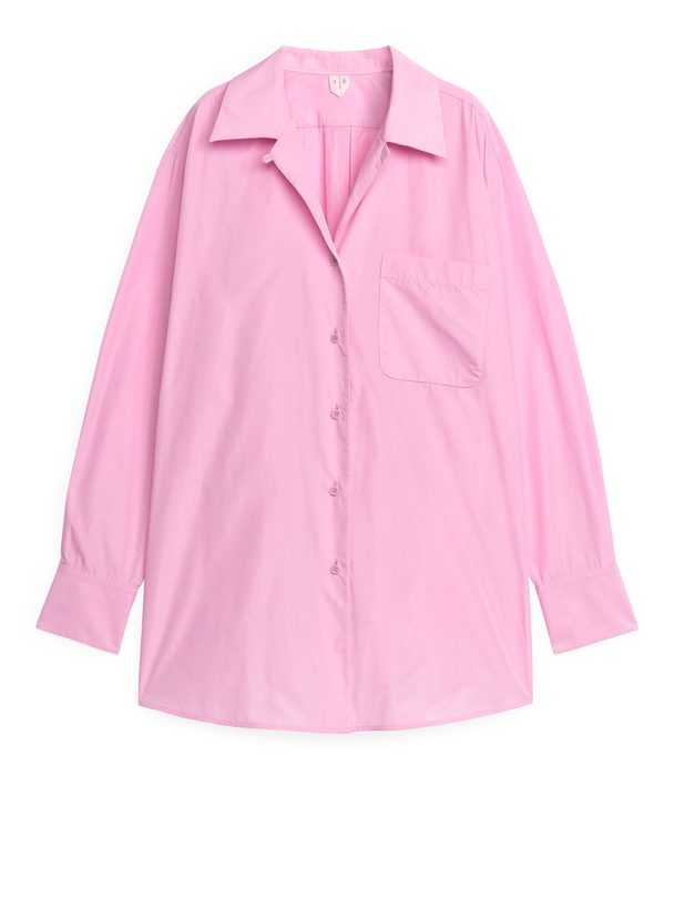 ARKET Taffeta Shirt Pink