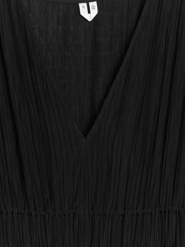 ARKET V-neck Dress Black