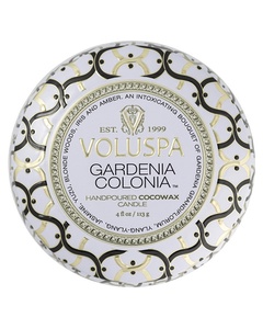 Voluspa Decorative Tin Candle Gardenia Colonia 113g