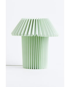 Pleated Paper Table Lamp Light Green