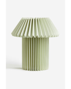 Pleated Paper Table Lamp Pistachio Green