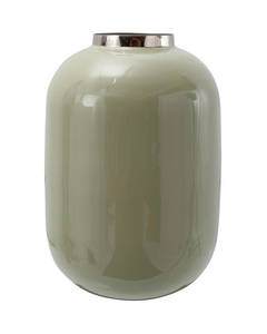 Vase Art Deco 355 mint / silver