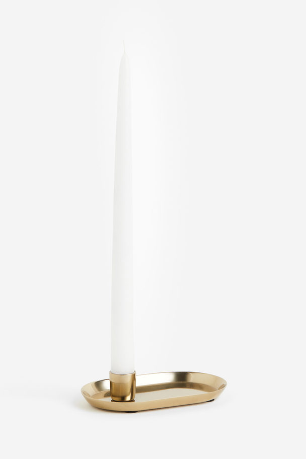 H&M HOME Kerzenhalter aus Metall Goldfarben