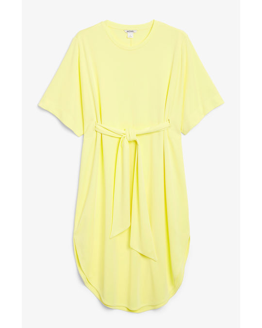 Monki Super-soft Dress Light Yellow