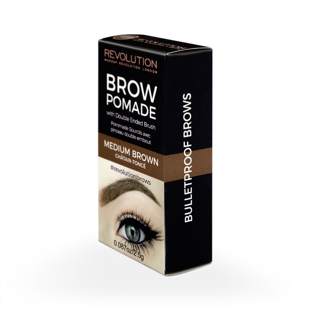 Revolution Makeup Revolution Brow Pomade - Medium Brown