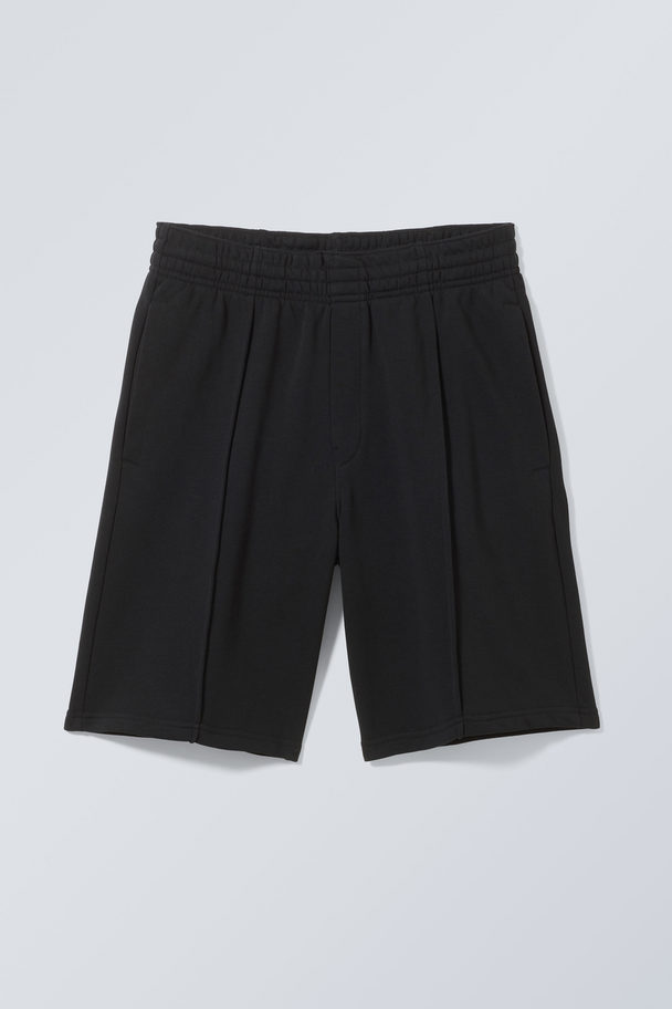 Weekday Ken Terry Lett Shorts Svart