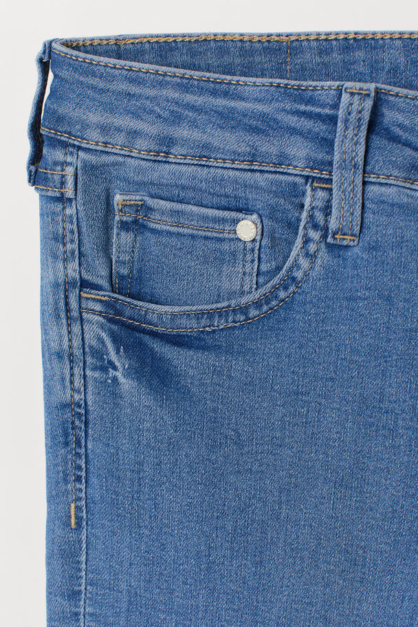 H&M Skinny Low Jeans Licht Denimblauw
