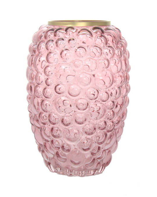 360Living Glass Vase Sidney 225 Rose