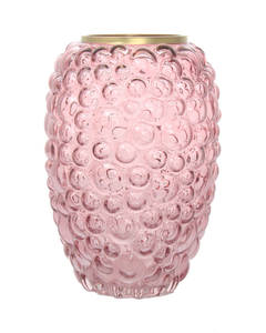 Glass Vase Sidney 225 rose