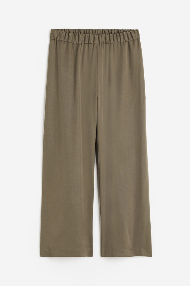 A PART OF THE ART Airy Pants Olive