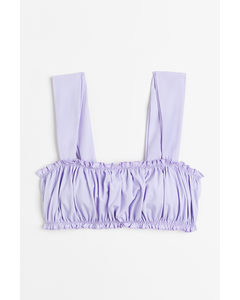 Padded Bandeau Bikini Top Lilac