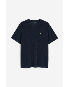 Towelling T-shirt Dark Navy