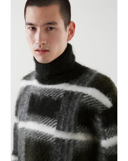 COS Oversized-fit Mohair-knit Jumper Black