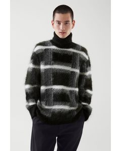 Oversized-fit Mohair-knit Jumper Black