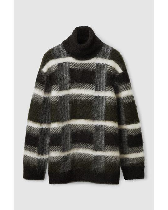 COS Oversized-fit Mohair-knit Jumper Black