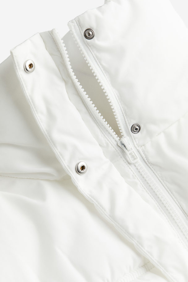H&M Gesteppte Puffer-Jacke Weiß