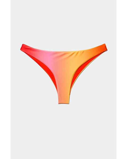 Weekday Printed Brazilian Bikini Bottoms Sunset