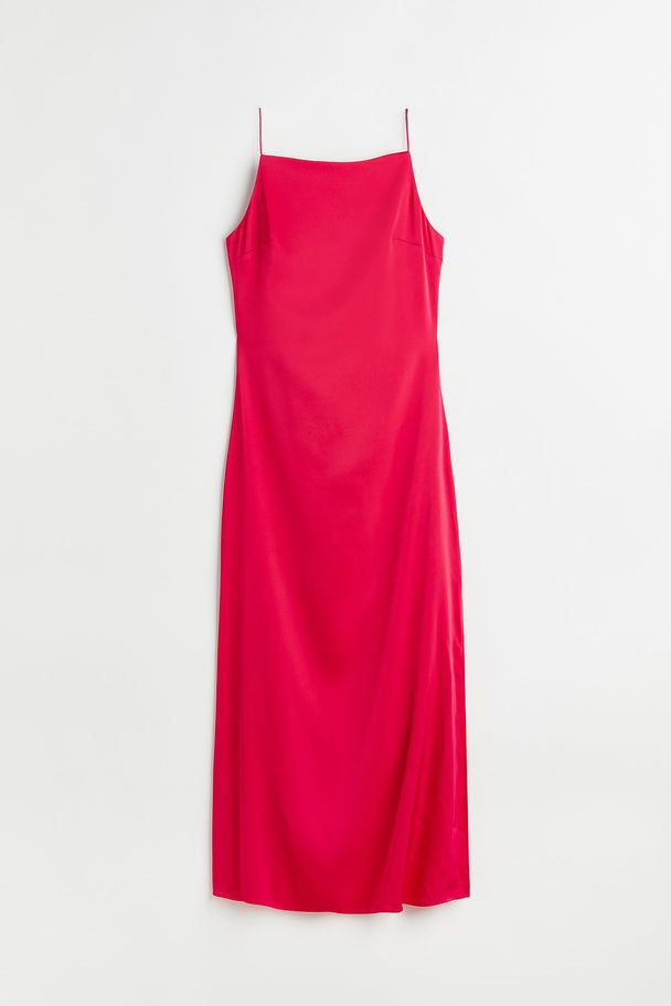 H&M Slip Dress Bright Pink