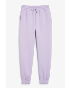 Cotton Sweatpants Purple