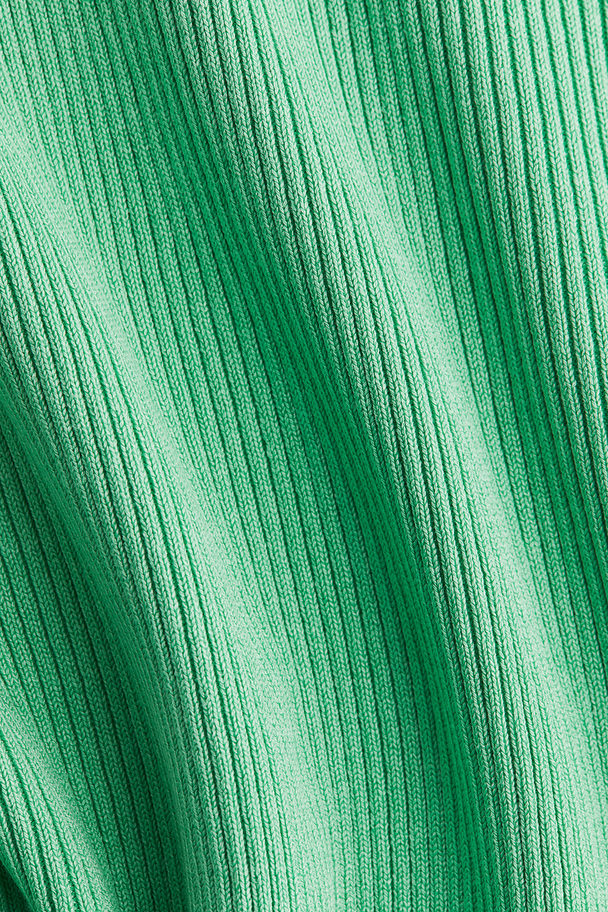 H&M Ribbad Tubklänning Mintgrön