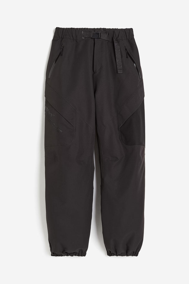 H&M StormMove™ Wattierte Baggy-Skihose Schwarz