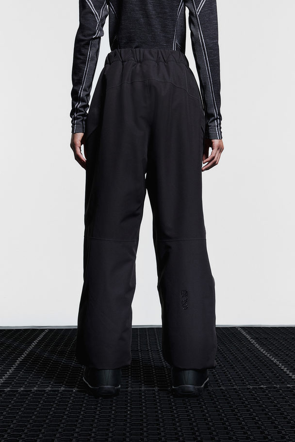 H&M StormMove™ Wattierte Baggy-Skihose Schwarz