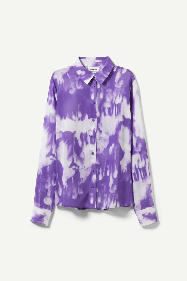 Weekday Lucid Shirt Purple Rain