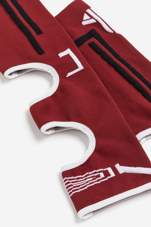 H&M Drymove™ Kickboxing Socks Dark Red